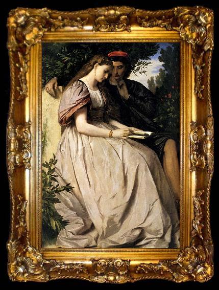 framed  Anselm Feuerbach Paolo e Francesca, ta009-2